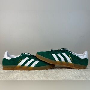 adidas Green and White Athletic Shoes